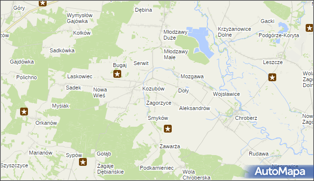 mapa Byczów, Byczów na mapie Targeo