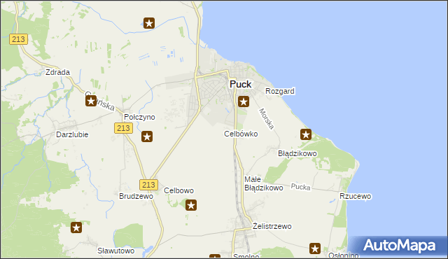 mapa Celbówko, Celbówko na mapie Targeo