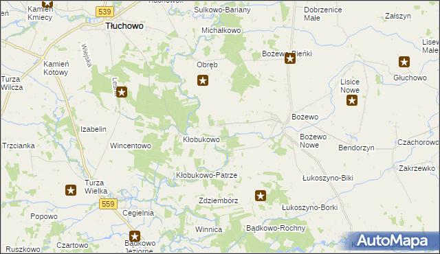 mapa Cieślin gmina Mochowo, Cieślin gmina Mochowo na mapie Targeo