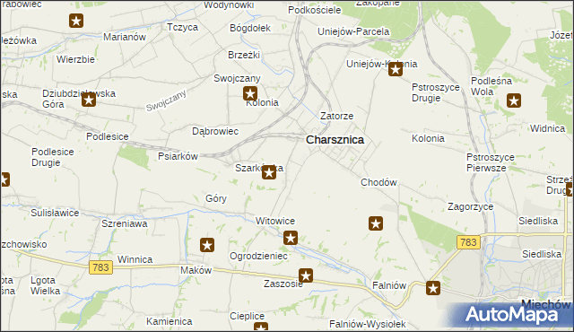 mapa Ciszowice, Ciszowice na mapie Targeo