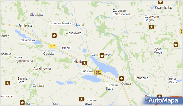 mapa Czarnakowizna, Czarnakowizna na mapie Targeo