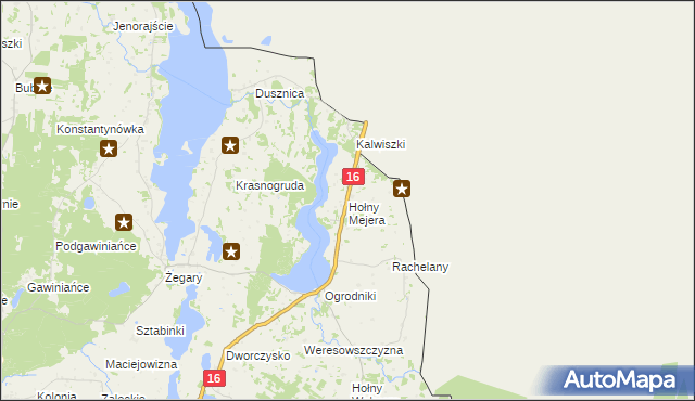 mapa Hołny Mejera, Hołny Mejera na mapie Targeo