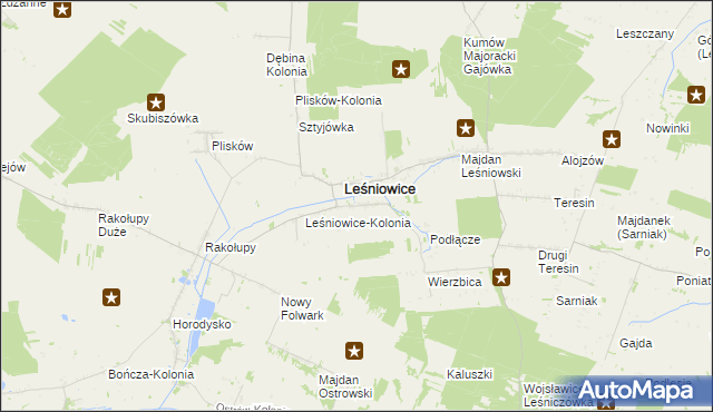 mapa Janówka gmina Leśniowice, Janówka gmina Leśniowice na mapie Targeo