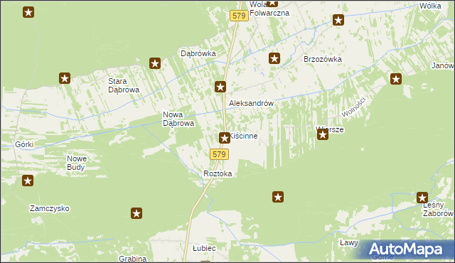 mapa Kiścinne, Kiścinne na mapie Targeo