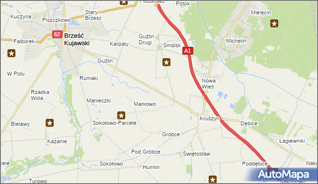 mapa Kolonia Dębice, Kolonia Dębice na mapie Targeo