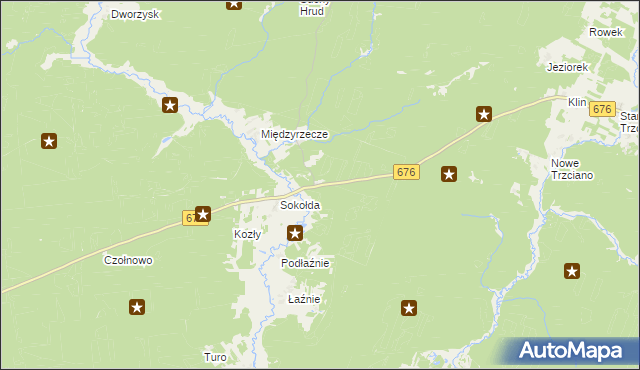 mapa Kopna Góra, Kopna Góra na mapie Targeo