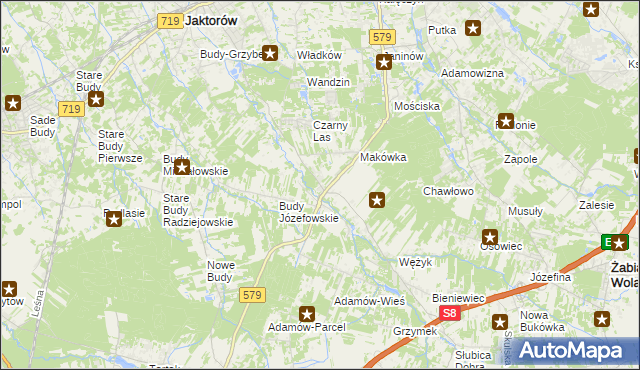 mapa Kuklówka Zarzeczna, Kuklówka Zarzeczna na mapie Targeo