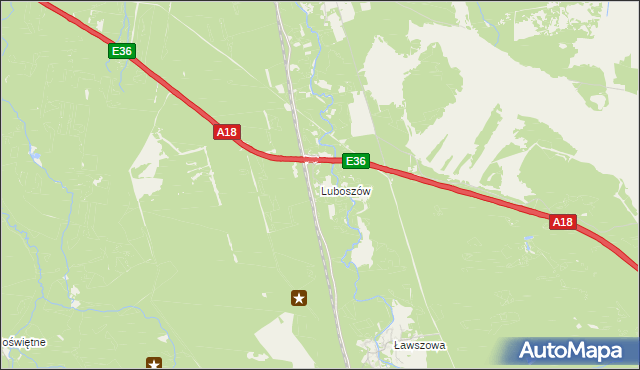 mapa Luboszów, Luboszów na mapie Targeo