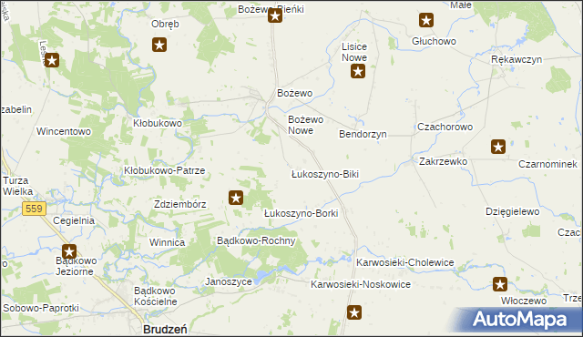 mapa Łukoszyno-Biki, Łukoszyno-Biki na mapie Targeo