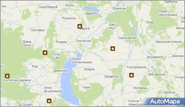 mapa Młódnice, Młódnice na mapie Targeo