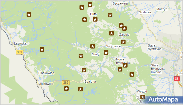 mapa Młoty, Młoty na mapie Targeo