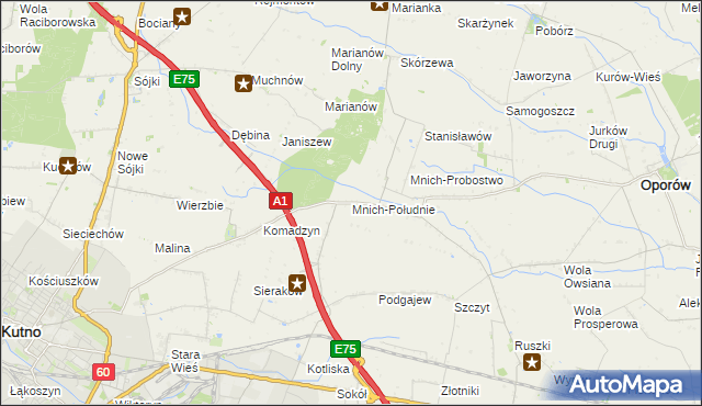 mapa Mnich-Południe, Mnich-Południe na mapie Targeo