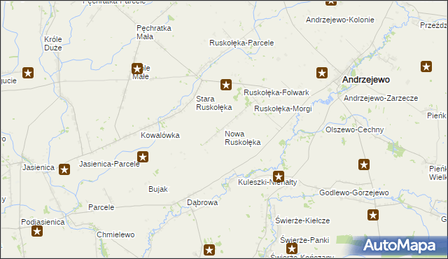 mapa Nowa Ruskołęka, Nowa Ruskołęka na mapie Targeo