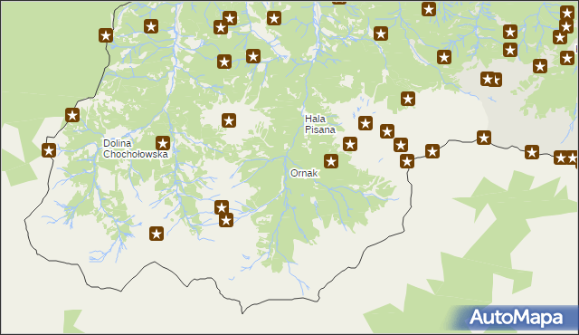 mapa Ornak, Ornak na mapie Targeo