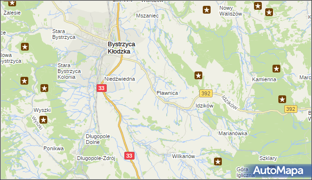 mapa Pławnica, Pławnica na mapie Targeo