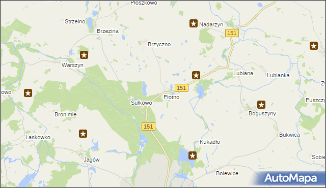 mapa Płotno, Płotno na mapie Targeo