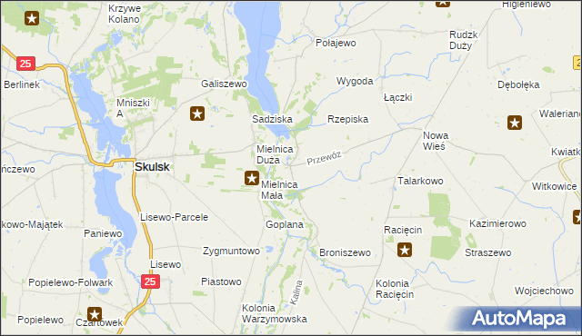 mapa Przewóz gmina Piotrków Kujawski, Przewóz gmina Piotrków Kujawski na mapie Targeo