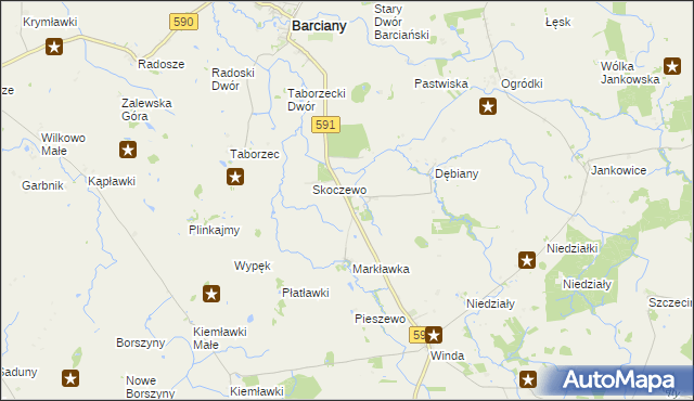 mapa Rodele, Rodele na mapie Targeo