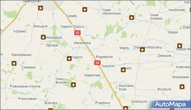 mapa Rogotwórsk, Rogotwórsk na mapie Targeo