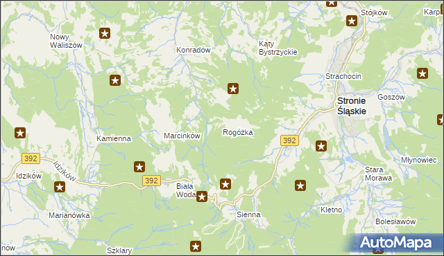 mapa Rogóżka, Rogóżka na mapie Targeo