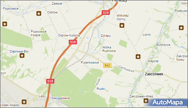 mapa Rudnik Szlachecki, Rudnik Szlachecki na mapie Targeo