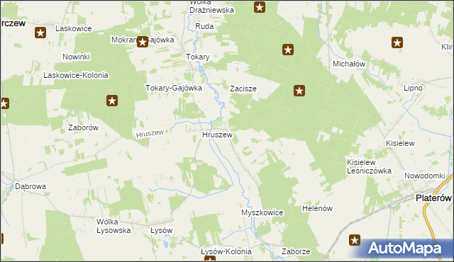 mapa Rusków, Rusków na mapie Targeo