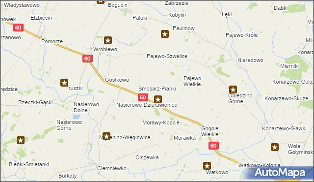 mapa Smosarz-Dobki, Smosarz-Dobki na mapie Targeo