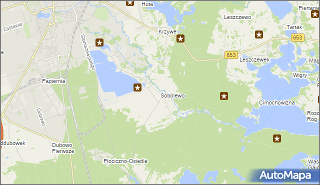 mapa Sobolewo gmina Suwałki, Sobolewo gmina Suwałki na mapie Targeo