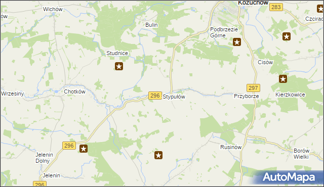 mapa Stypułów, Stypułów na mapie Targeo