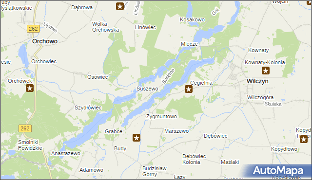 mapa Świętne, Świętne na mapie Targeo