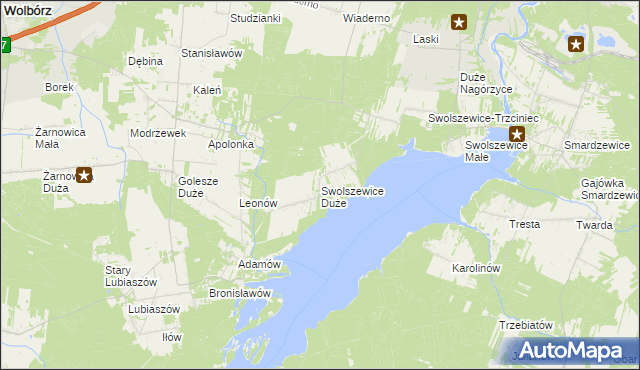 mapa Swolszewice Duże, Swolszewice Duże na mapie Targeo
