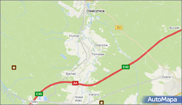 mapa Tomisław, Tomisław na mapie Targeo