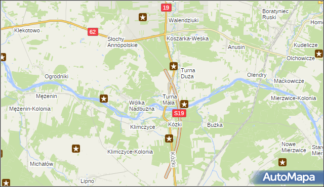 mapa Turna Mała, Turna Mała na mapie Targeo