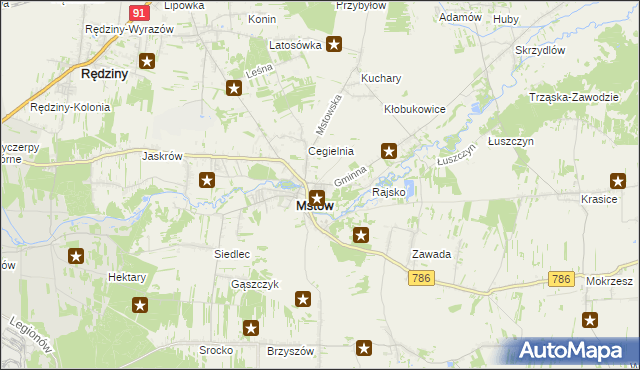 mapa Wancerzów, Wancerzów na mapie Targeo