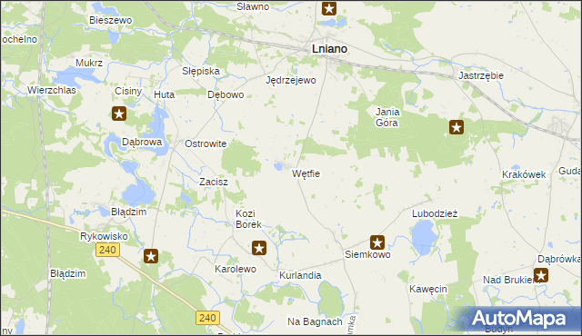 mapa Wętfie, Wętfie na mapie Targeo