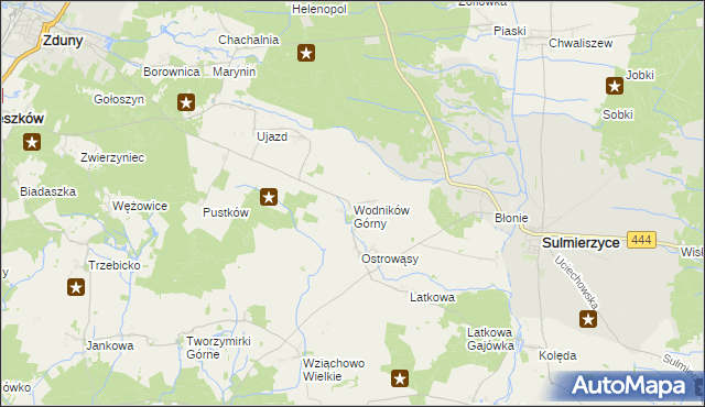 mapa Wodników Górny, Wodników Górny na mapie Targeo