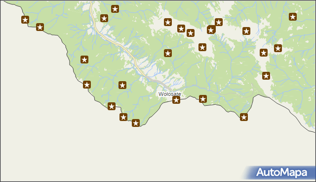 mapa Wołosate, Wołosate na mapie Targeo