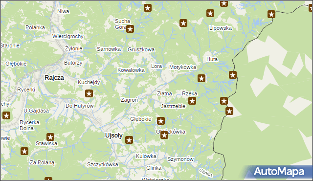 mapa Złatna, Złatna na mapie Targeo