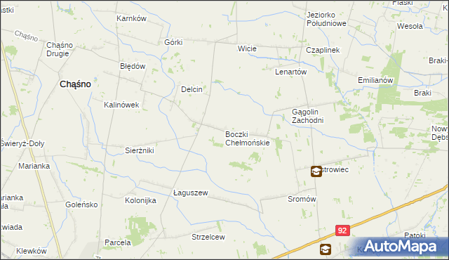 mapa Boczki gmina Kocierzew Południowy, Boczki gmina Kocierzew Południowy na mapie Targeo