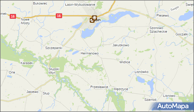 mapa Bogdanki gmina Łasin, Bogdanki gmina Łasin na mapie Targeo