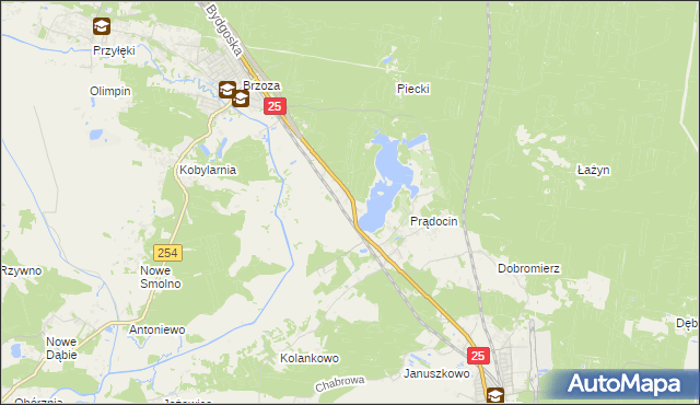 mapa Chmielniki gmina Nowa Wieś Wielka, Chmielniki gmina Nowa Wieś Wielka na mapie Targeo