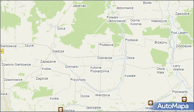 mapa Dobraków, Dobraków na mapie Targeo