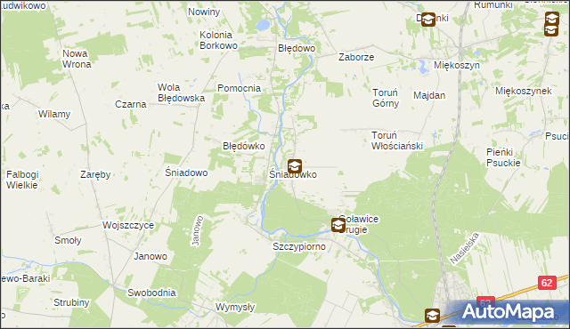 mapa Goławice Pierwsze, Goławice Pierwsze na mapie Targeo