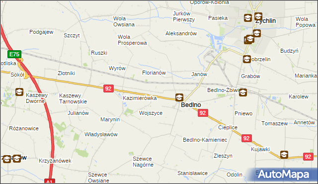 mapa Kręcieszki, Kręcieszki na mapie Targeo