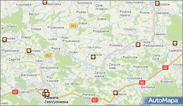 mapa Leńcze, Leńcze na mapie Targeo