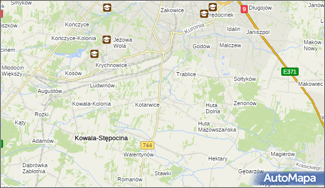 mapa Mazowszany, Mazowszany na mapie Targeo