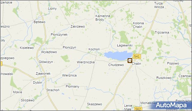 mapa Mokowo, Mokowo na mapie Targeo