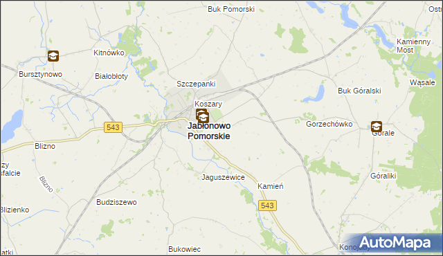 mapa Piecewo gmina Jabłonowo Pomorskie, Piecewo gmina Jabłonowo Pomorskie na mapie Targeo