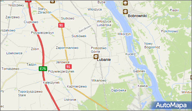 mapa Probostwo Dolne, Probostwo Dolne na mapie Targeo