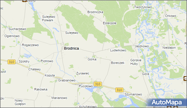 mapa Przylepki, Przylepki na mapie Targeo